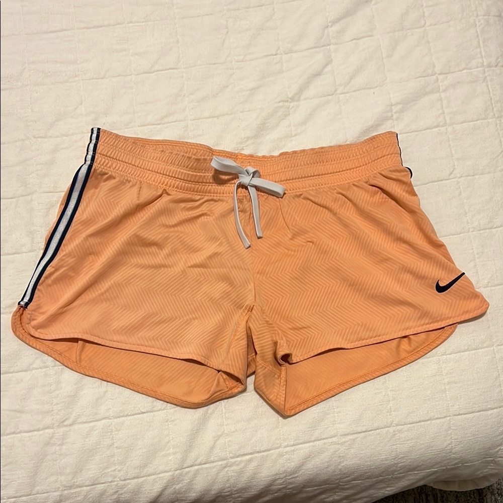 Nike Women's Orange Athletic Shorts